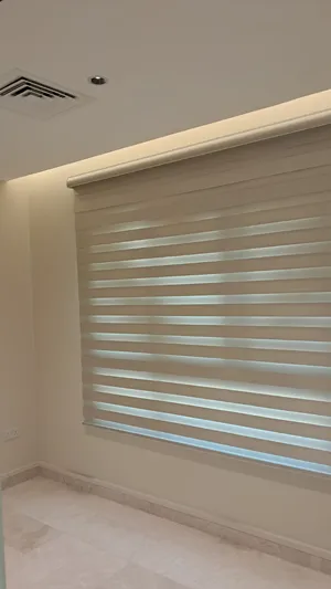 Roller and Zebra Blinds with Sun and Heat Insulation. ستائر رول وزيبرا عازل للشمس والحرارة