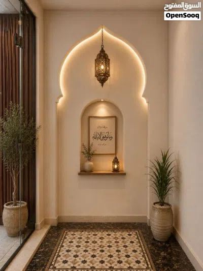معلم جبس مغربي نقش يدوي قبب ديكورات إسلامية فخمة ديكورات سادة 2