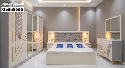 خصم خاص بالعرسان غرف نوم ملكي مريحه وشي جدا روعه خشب ماليزي رقم واحد وبسعر 250.الف فقط ضمان خطيه 4