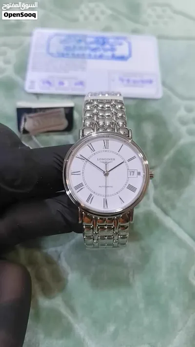 ساعة Longines Présence أوتوماتيكية جديدة تماماً (L4.721.4.11.6) - لم تُرتدَ ومغطاة بأغلفة الحماية 4
