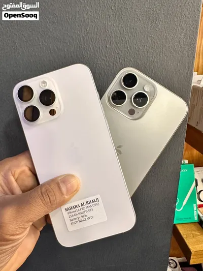 Used White iPhone 16 Pro Max with 256GB Storage in Excellent Condition,Battery health 92% 3