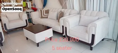 طقم كنب مكون من 5 مقاعد (3+1+1+طاولة) Sofa set 5 seater (3+1+1+table ) 4
