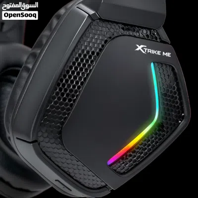 سماعات رأس وأذن جيمنغ مضيئة اصلية منفذ USB لاسلكية – XTRIKE ME GH-512W wireless headset RGB LIGHT 4
