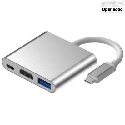 Converter 3 in 1 - Type-C to HDMI + USB + Type-C 4