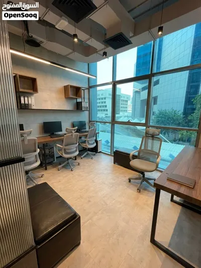 مكتب مجهز ومفروش بالكامل للتنازل – الدانة، أبوظبي Fully Fitted & Furnished Office for Takeover – 3