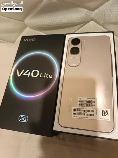 جوال فيفو V40 lit 5g اخو الجديد استخدام شهر 2