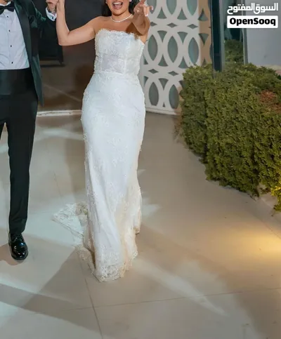 فستان عرس فاخر NS Sposa من نيشانتاشي إسطنبول – ملبوس مرة واحدة – سعره الأصلي 2400 د.أ 4