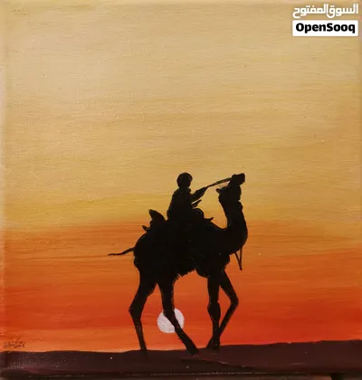 لوحات فنيه رسم يدوي 3
