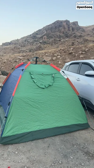 تأجير بكج تخييم متكامل لـ 3 أشخاص خيمة سريعة الفتح ومعدات كاملة جاهزة للانطلاق 3