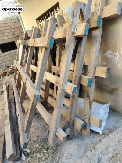 خشب مرابيع برجولة زان أحمر تك معرشات عمدان 2