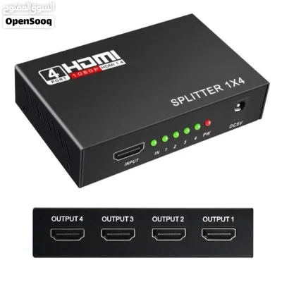 كابلات ومحولات / موزع لشاشات عرض متعددة HDMI Splitter 1 IN 3 OUT 4P 4K UHD 2
