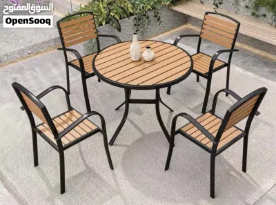 Out door table with chairs 4