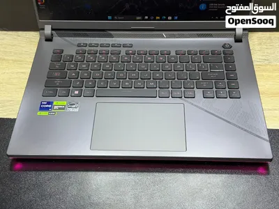 بكارتونته ومشتملاته وشنطة اوريجينال ASUS ROG STRIX G16 Gaming كور i9 جيل 14 فئة HX بكارت RTX 4070 4