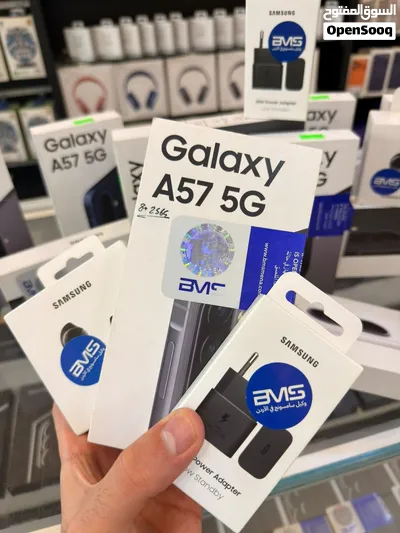 سامسونج A57 5g جديد كفالة الوكيل الرسمي في الأردن Bms بسعر مميز جدا Samsung A57 5G 3