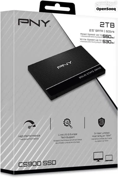 للبيع PNY CS900 SSD – سعة 2TB 2