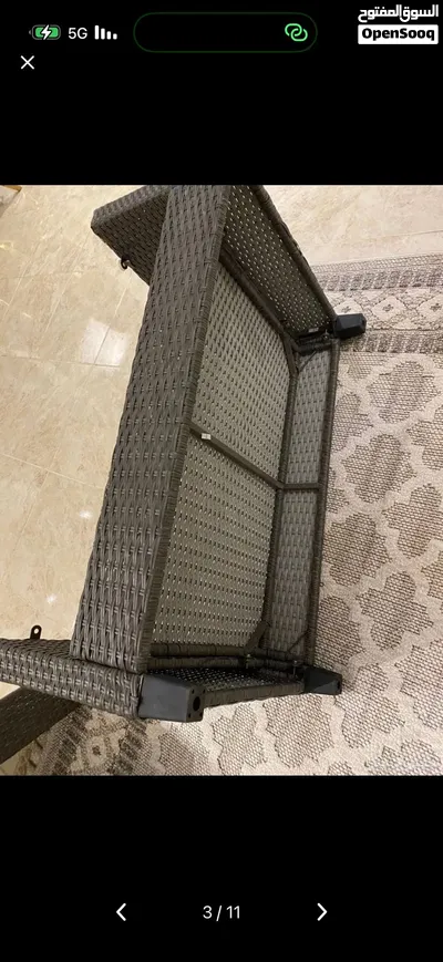 طاوله جانبيه من الراتان 3