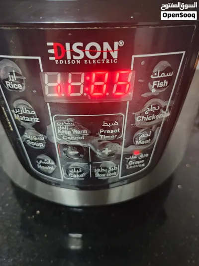 تواصل عبر الواتسب فقط للبيع قدر ضغط كهربائي Edison Pro – سعة 6 لتر 3