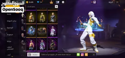 حساب فري فاير للبيع او البدل بلاستيشن 4 3