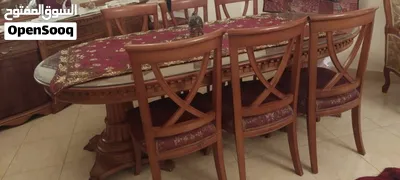 غرفة سفرة كلاسيك فخمة خشب زان 2