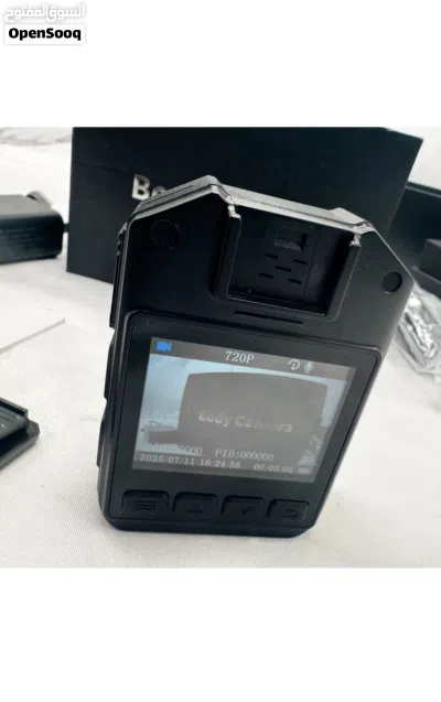 كاميرا الجسم الاحترافية 2K للأمن والحماية - ذاكرة 128GB وبطارية 12 ساعة 4