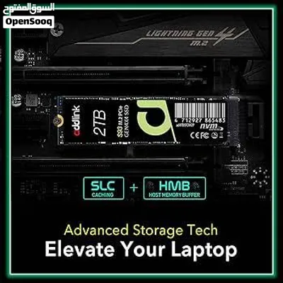 Addlink S93 2TB NVMe M.2 Gen4 SSD - 7400MB/s New for PS5/PC new with box and fast for every pc 2