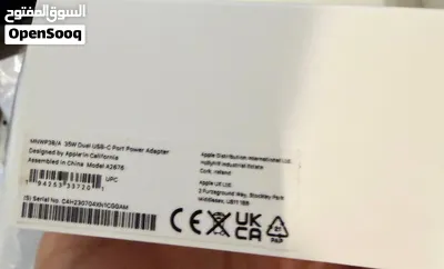 منغذين usb-c تايب سي و المنفذين يعملو بنفي القهوه ف وقت واحد Apple port شاحن ابل 35w 2