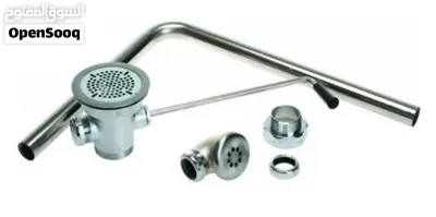Commercial kitchen sink rotary waste twist valve with overflow pipe brand new 3