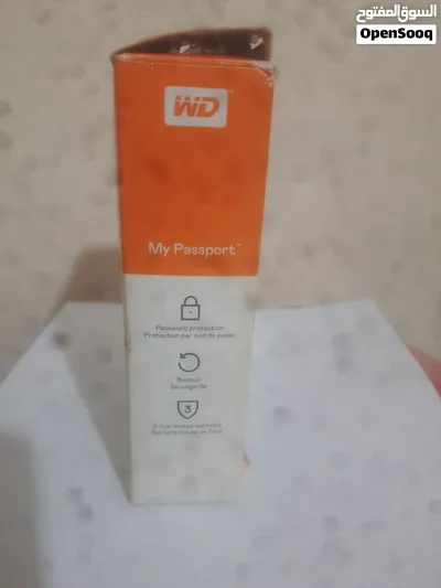 هارد خارجي مستعمل كالجديد 4 تيرا My passport WD 4