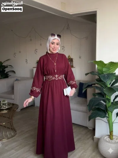 فستان كتان بيور مستورد 2