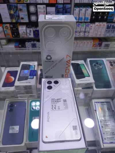 جهاز TECNO Pova 7 5Gموصفات 256جيجا رام 16 مستعمل بحالة الوكاله متوفر توصيل وهداياااا 4