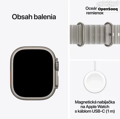 Apple Watch Ultra 4 Natural Titanium – Ocean Band 3