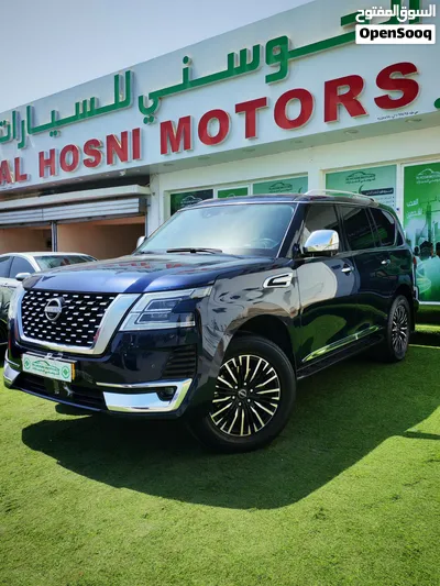 نيسان باترول موديل 2022 بمواصفات خليجية بدون حوادث السياره في قمه النظافه مسرفسة بالكامل ... 3