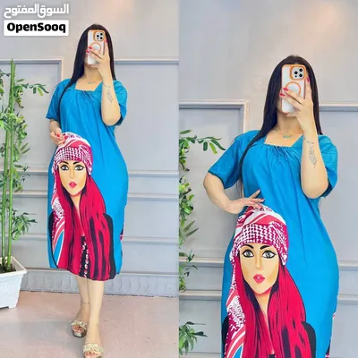 دشداشة طبعة الشماغ قصيرة بألوانها الزاهية دشداشة بيت خامة كشمير لون ثابت الأصلي درجة أولى 2