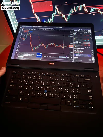 للبيع لابتوب Dell Latitude 5480 (نظيف جدا”) حجم 14” انش 180 درجة Core i7- RAM16- NIVIDIA 2