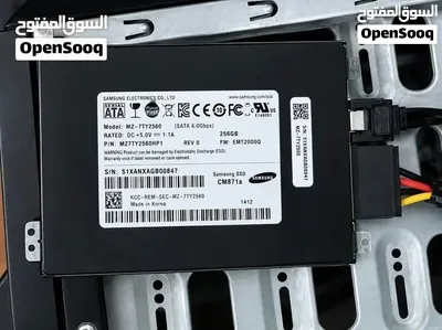 للبيع SSD Samsung 256GB – سرعة وأداء ممتاز متوفر SSD من شركة Samsung بسعة 256GB، موديل CM871a / MZ- 2