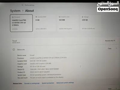Huawei matebook D15 i3 10 gen 2