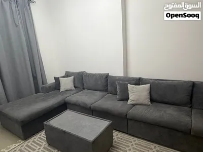 طقم كنب مع طاولة وسط بحجم 6 مقاعد موديل عصري / sofa set with coffee table 6 seats modern style 4