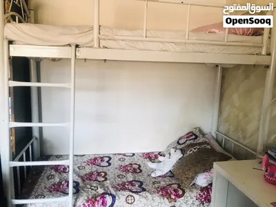 تخت طابقين حديد قياس 160*70 2