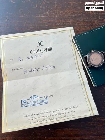 CARLOVAN Swiss Made مرصعه بالألماس 4