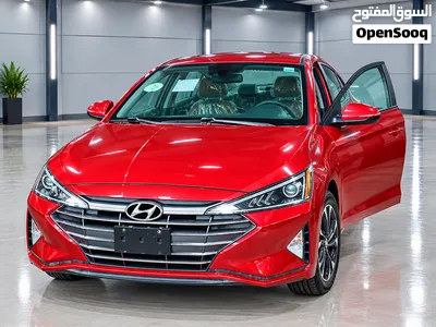 هيونداي النترا 2020 SEL للبيع بدون حوادث تذكر حمراء اللون 3
