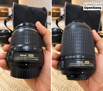 كاميرا Nikon D3200 مع 3 عدسات وملحقاتها – استخدام نادر.عرض قوي 2