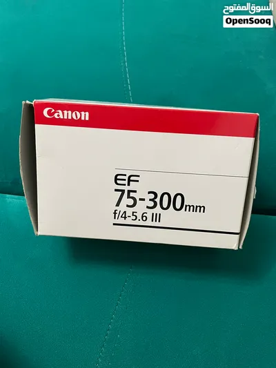 للبيع عدسة Canon EF 75-300mm f/4-5.6 III – بحالة ممتازة جدا استخدام يمكن مرة وحدة فقط 2