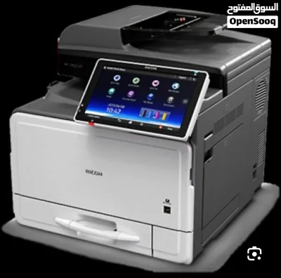 طابعه وايرلس ومكنه تصوير الوان متعدده المهام ماركه ريكو موديل MP C407MFP 3
