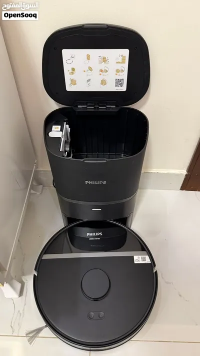 للبيع مكنسة روبوت Philips HomeRun 3000 Series Aqua XU3100/01 مع محطة الشحن والتفريغ الذاتي 3