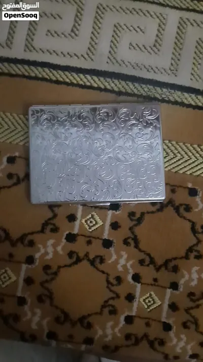 علبة سجائر معدنية جديدة من الأستانليس عالى الجودة - (فضي) 4