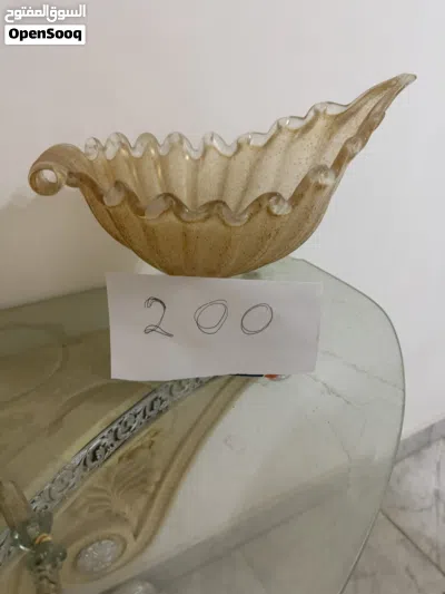 تحف و مجسمات زجاجيه طقم طلياني اصلي خمسه قطع 4