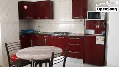 شقة للايجار اليومي في مراكش الحمراء جيليز مفروشة بالكامل تحتوي على صالون مغربي و مسبح و انترنت ومكيف 4