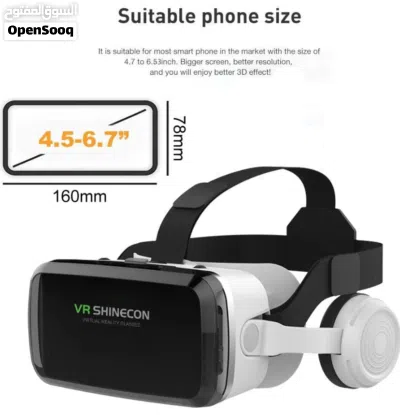 نظاره VR الواقع الافتراضي مع سماعة بلوتوث يوجد خدمة توصيل 2