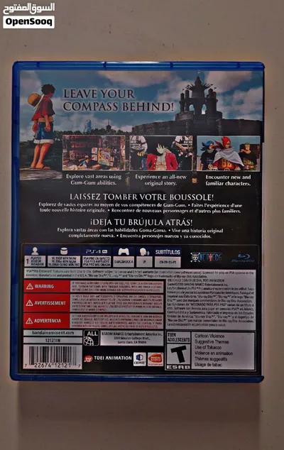 Cd PS4 (One peice world seeker) 2019 2