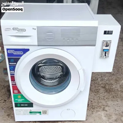 Coin operated commercial washing machine – latest version Designed for commercial use, laundromats, 3